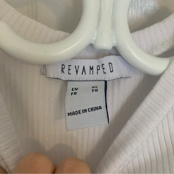 White Cropped Tee - Picture 2 of 3